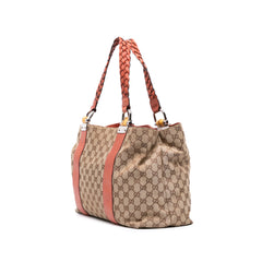 Medium GG Canvas Bamboo Libeccio Tote