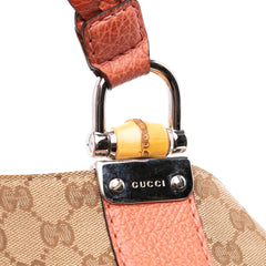 Medium GG Canvas Bamboo Libeccio Tote