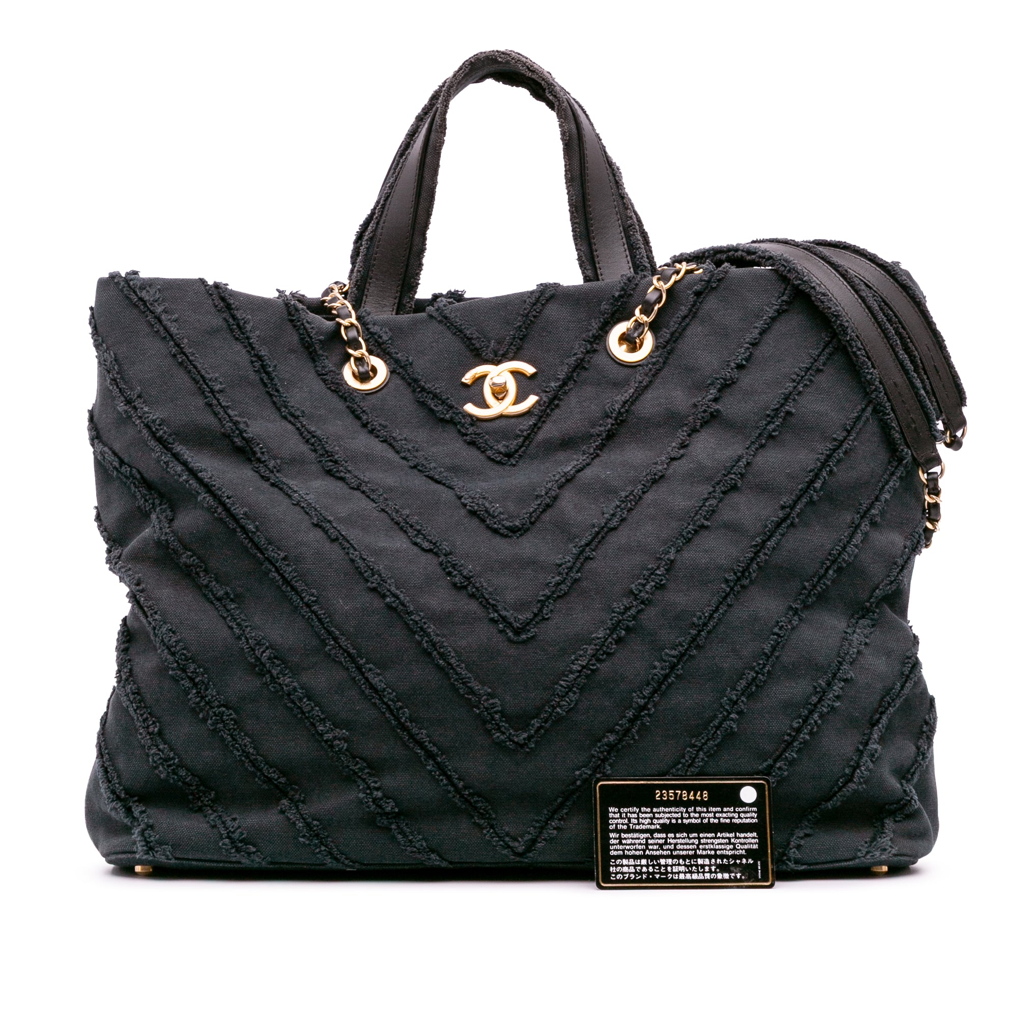 Chevron Canvas Cuba Patchwork Shopper Tote
