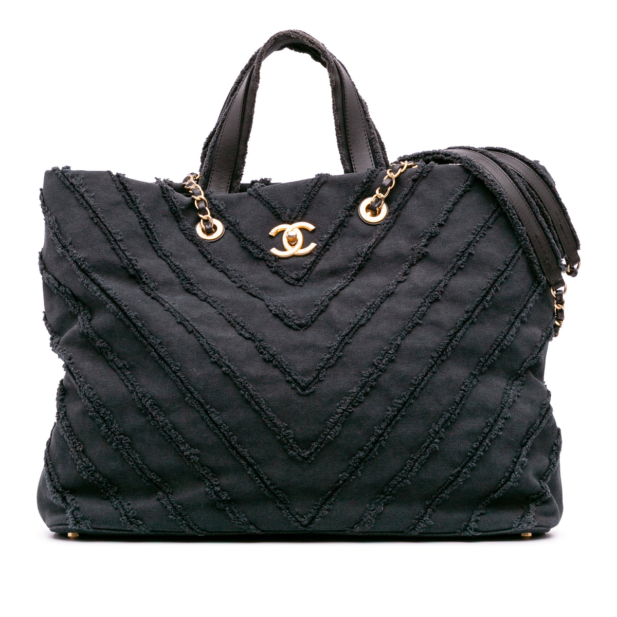 Chevron Canvas Cuba Patchwork Shopper Tote