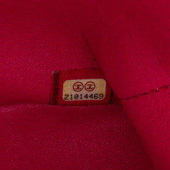 Mini Square Classic Chevron Lambskin Single Flap