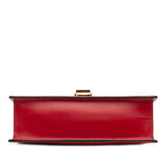 Small Leather Sylvie Web Satchel