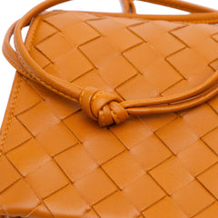 Nappa Intrecciato Trio Pouch On Strap