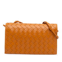 Nappa Intrecciato Trio Pouch On Strap