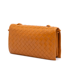 Nappa Intrecciato Trio Pouch On Strap