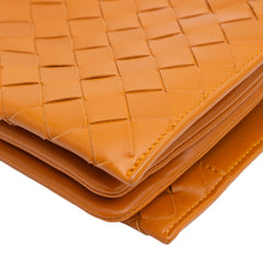 Nappa Intrecciato Trio Pouch On Strap