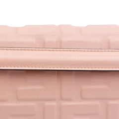 Zucca Embossed Leather Baguette Satchel