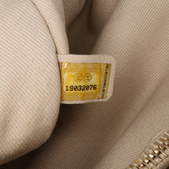Perforated Metallic Calfskin Up In The Air Tote