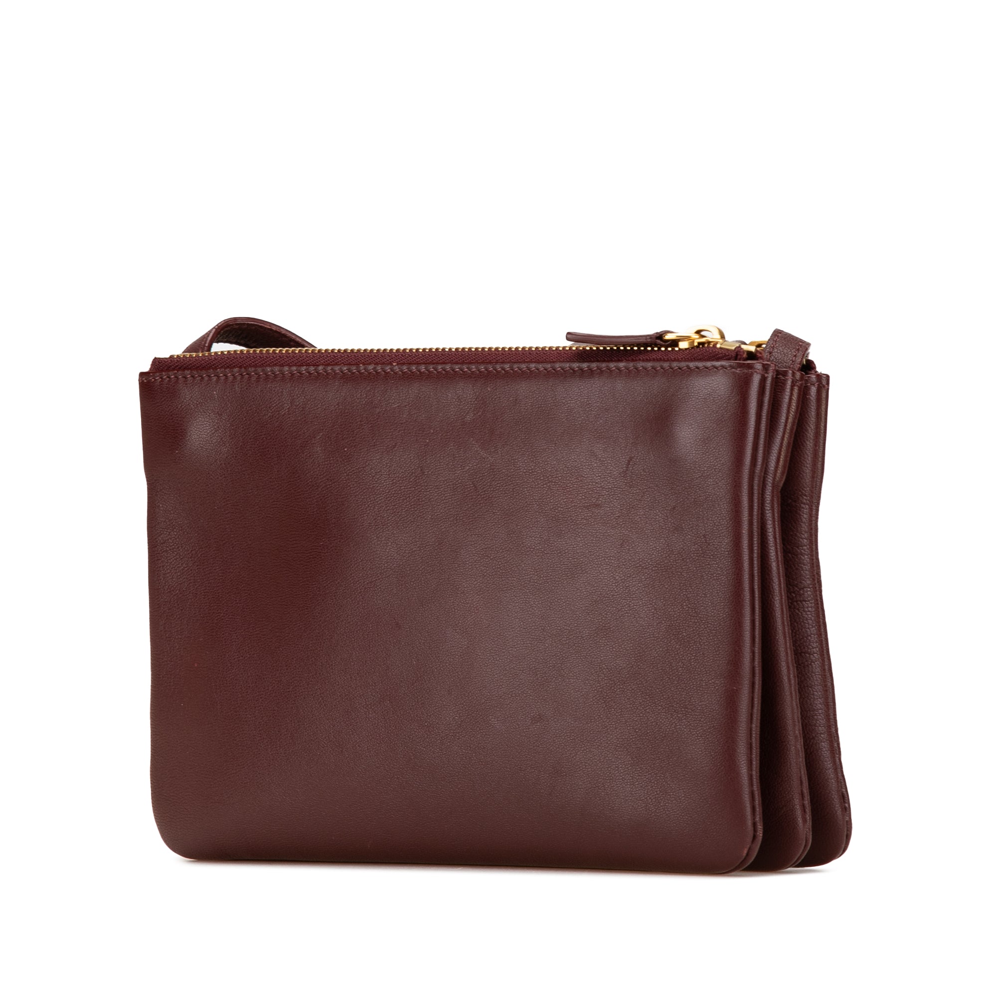 Small Lambskin Trio Crossbody