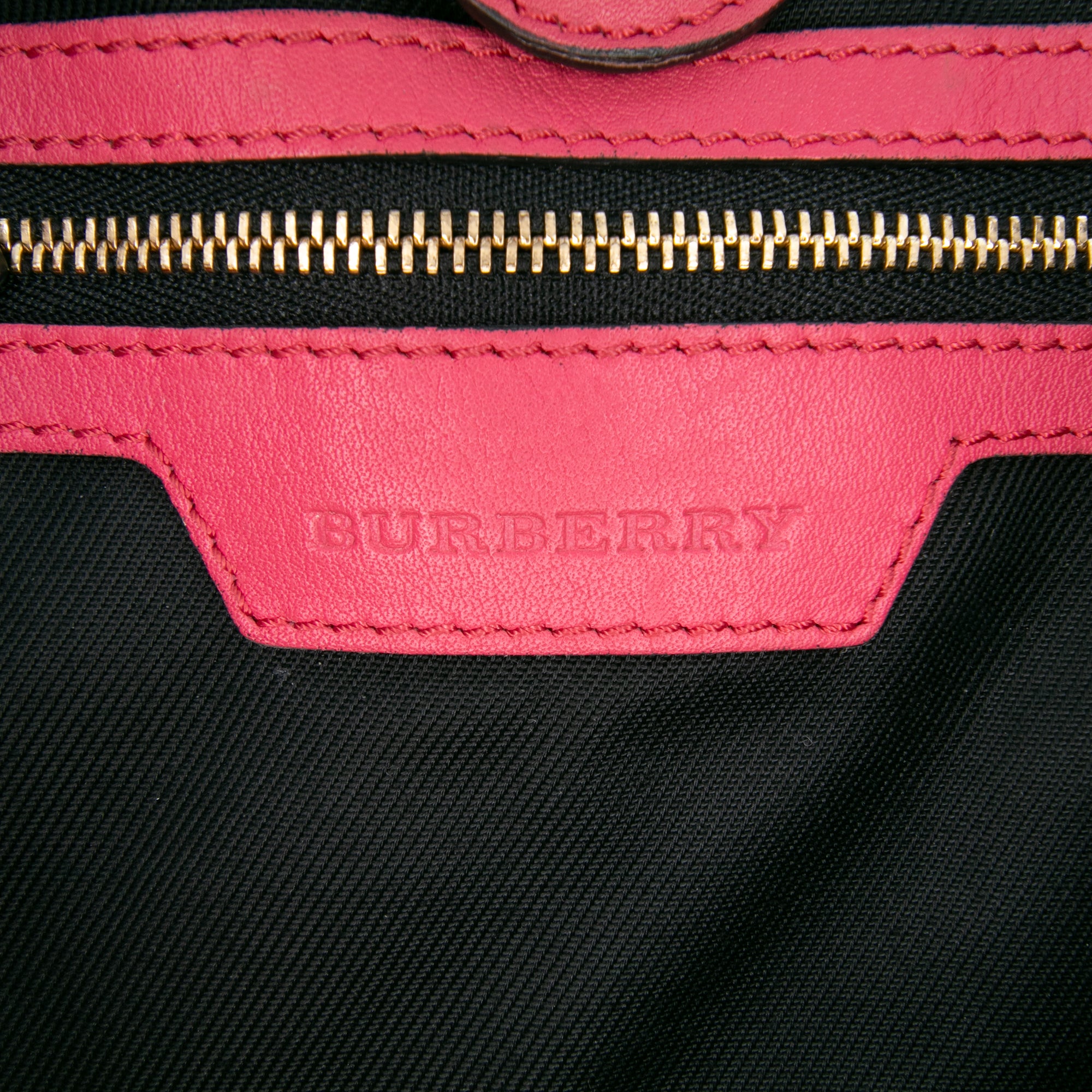 Small Haymarket Check Canvas and Leather Canterbury Tote