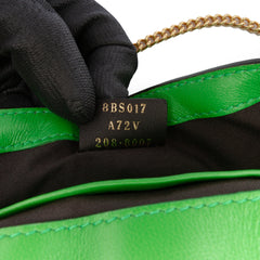 Mini Zucca Embossed Leather Baguette Satchel