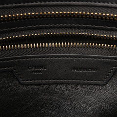 Micro Tricolor Leather Luggage Tote