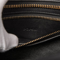 Micro Tricolor Leather Luggage Tote