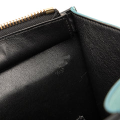 Micro Tricolor Leather Luggage Tote