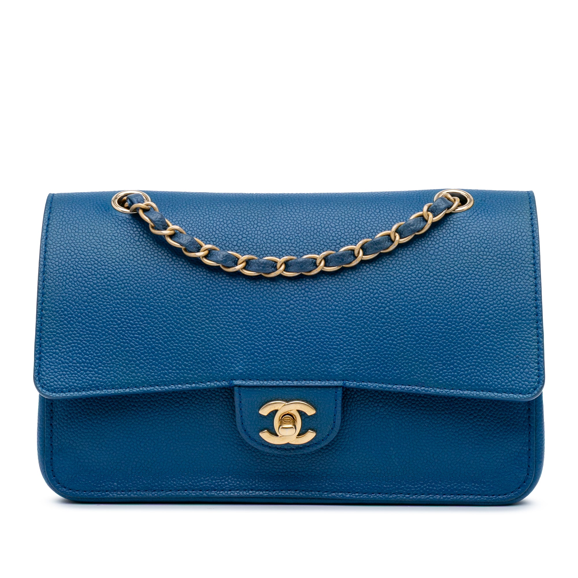Medium Classic Caviar Pure Double Flap