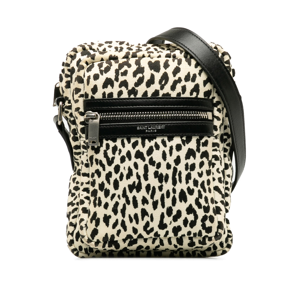 Leopard Print Sid Messenger Bag_0