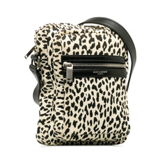 Leopard Print Sid Messenger Bag_1