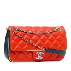 Medium Quilted Lambskin Paris-Cuba Color Flap_1