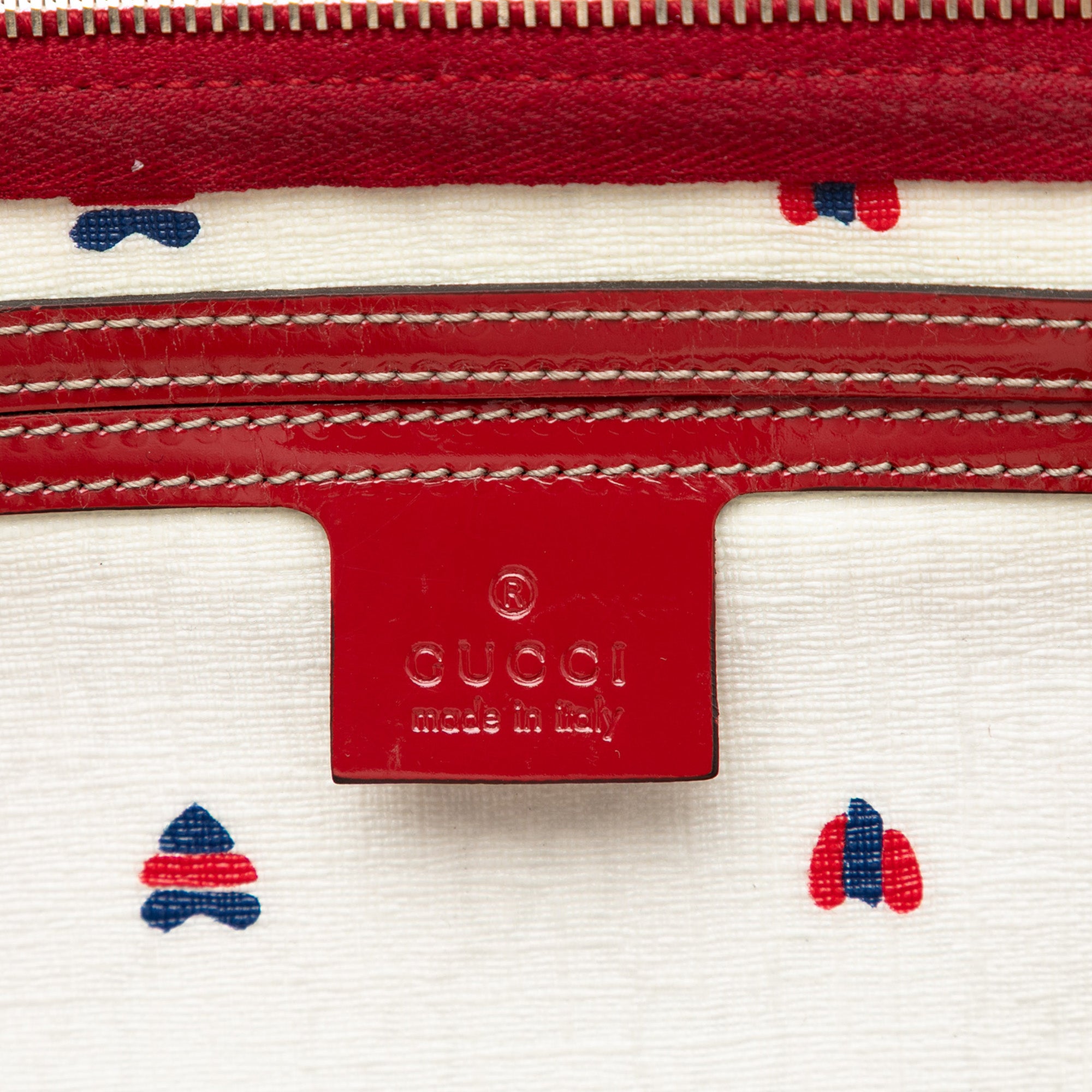 Medium GG Supreme Hearts Joy Boston Bag