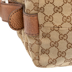 Medium GG Canvas Bamboo Bar Tote