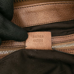 Medium GG Canvas Bamboo Bar Tote