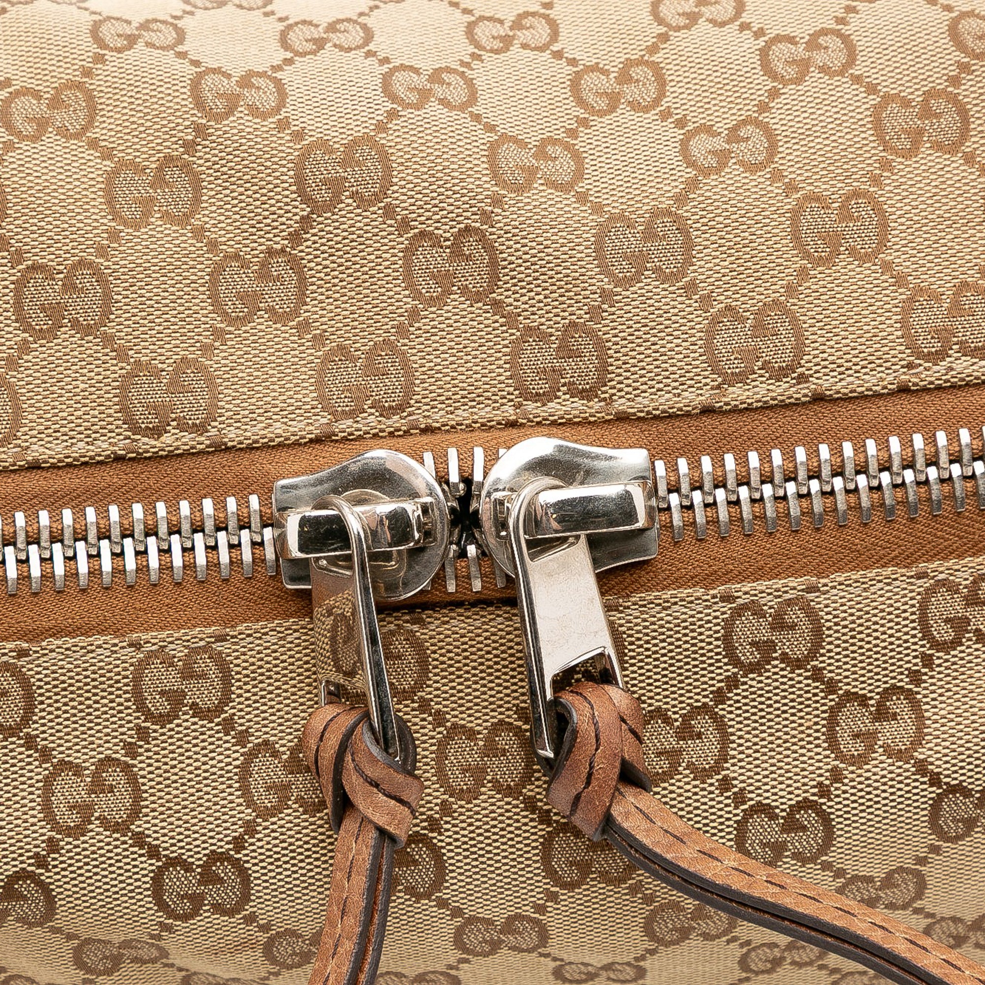 Medium GG Canvas Bamboo Bar Tote