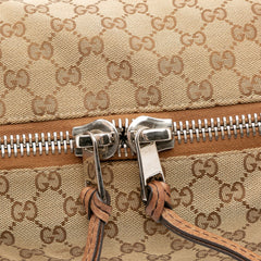 Medium GG Canvas Bamboo Bar Tote