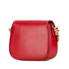 Medium Leather Lady Web Crossbody