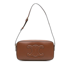 Mini Calfskin Cuir Triomphe Camera Shoulder Bag