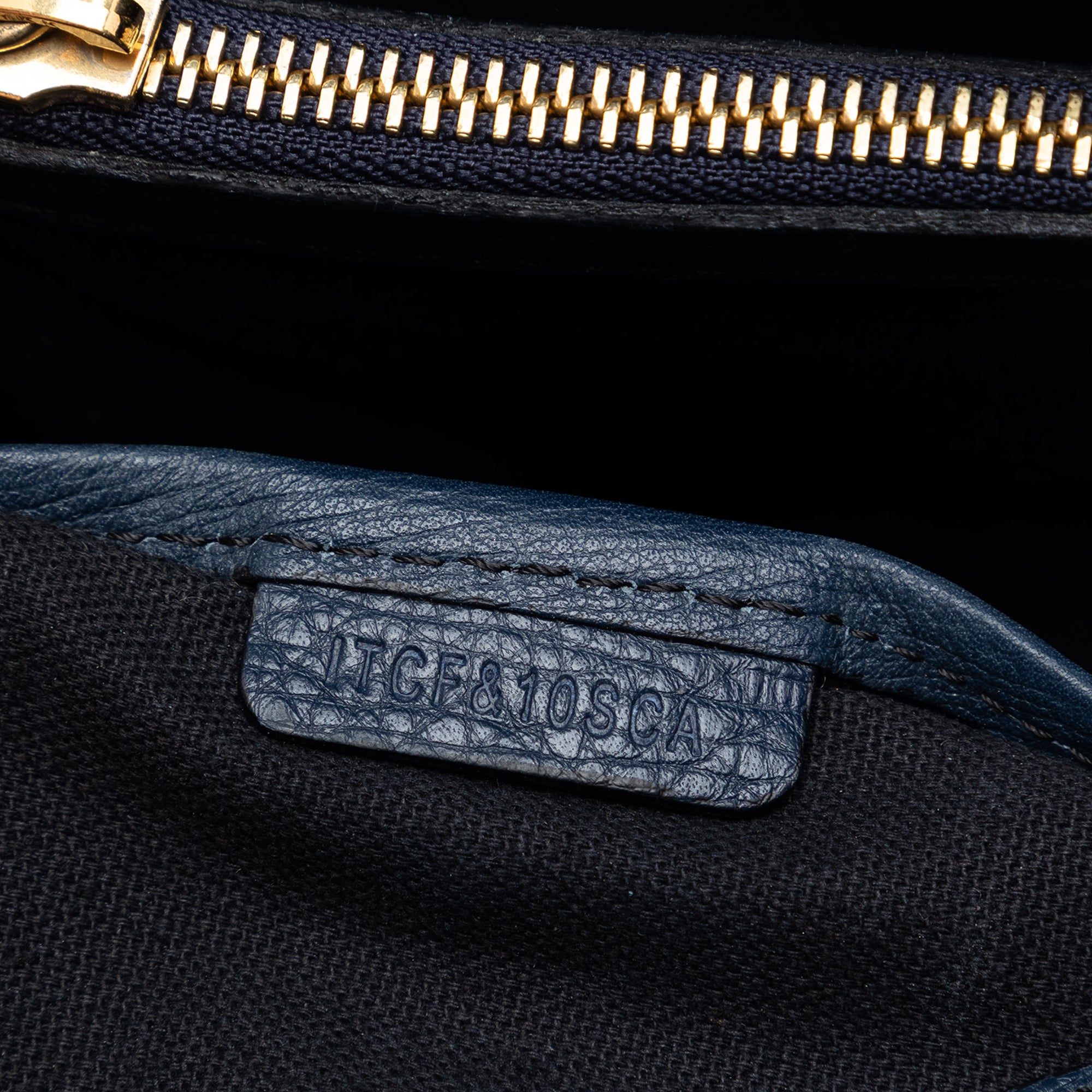 Medium Leather and House Check Banner Satchel