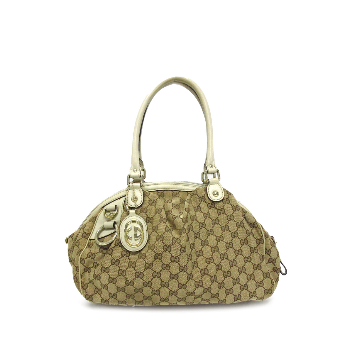 GG Canvas Sukey Satchel_0