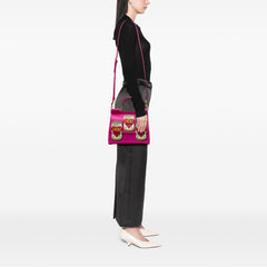 Medium Calfskin Dauphine Amore Soup Can Print Miss Sicily Satchel