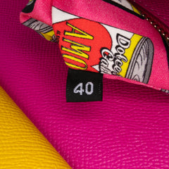 Medium Calfskin Dauphine Amore Soup Can Print Miss Sicily Satchel