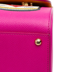 Medium Calfskin Dauphine Amore Soup Can Print Miss Sicily Satchel