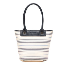 Stripes Canvas Shoulder Bag