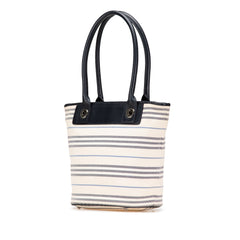 Stripes Canvas Shoulder Bag