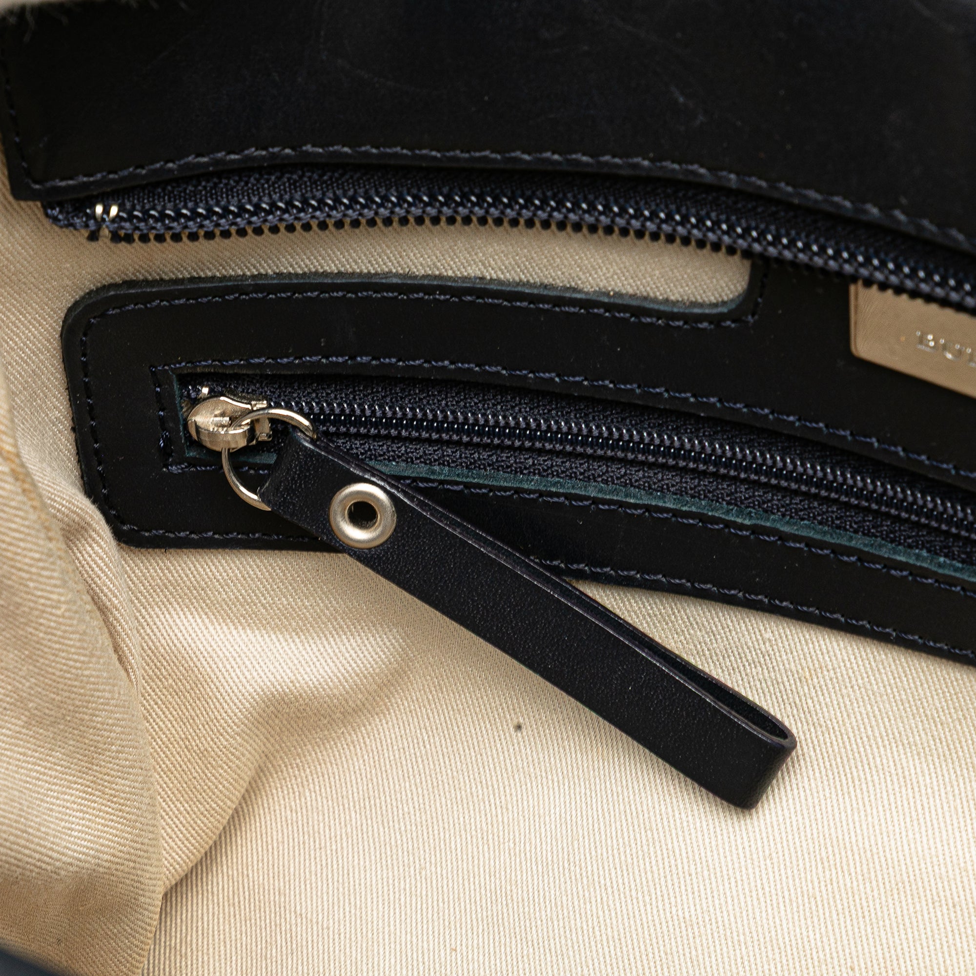 Stripes Canvas Shoulder Bag
