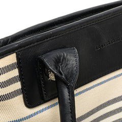 Stripes Canvas Shoulder Bag