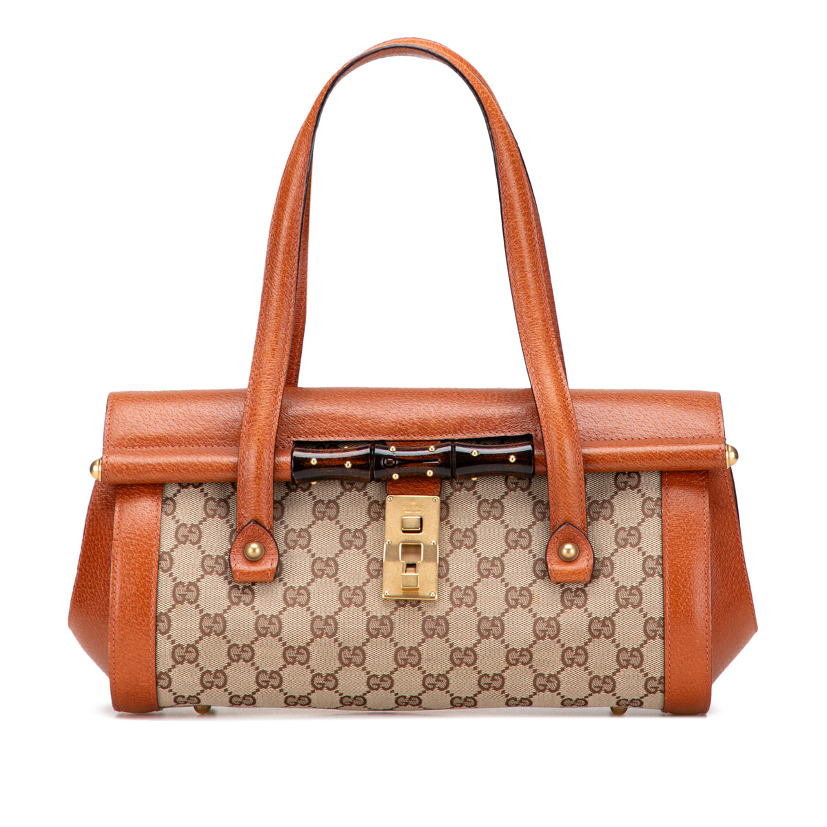 GG Canvas Bamboo Bullet Shoulder Bag
