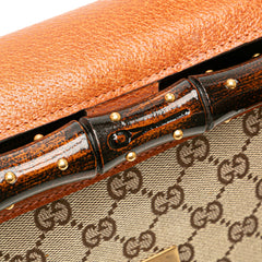 GG Canvas Bamboo Bullet Shoulder Bag