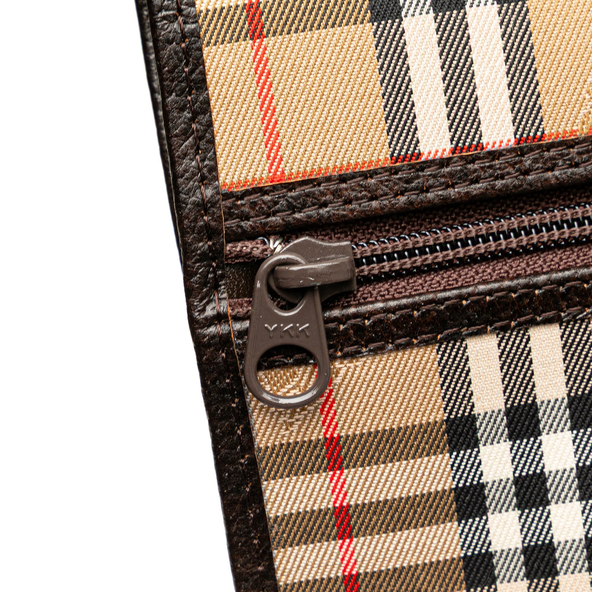 Haymarket Check Canvas Clutch