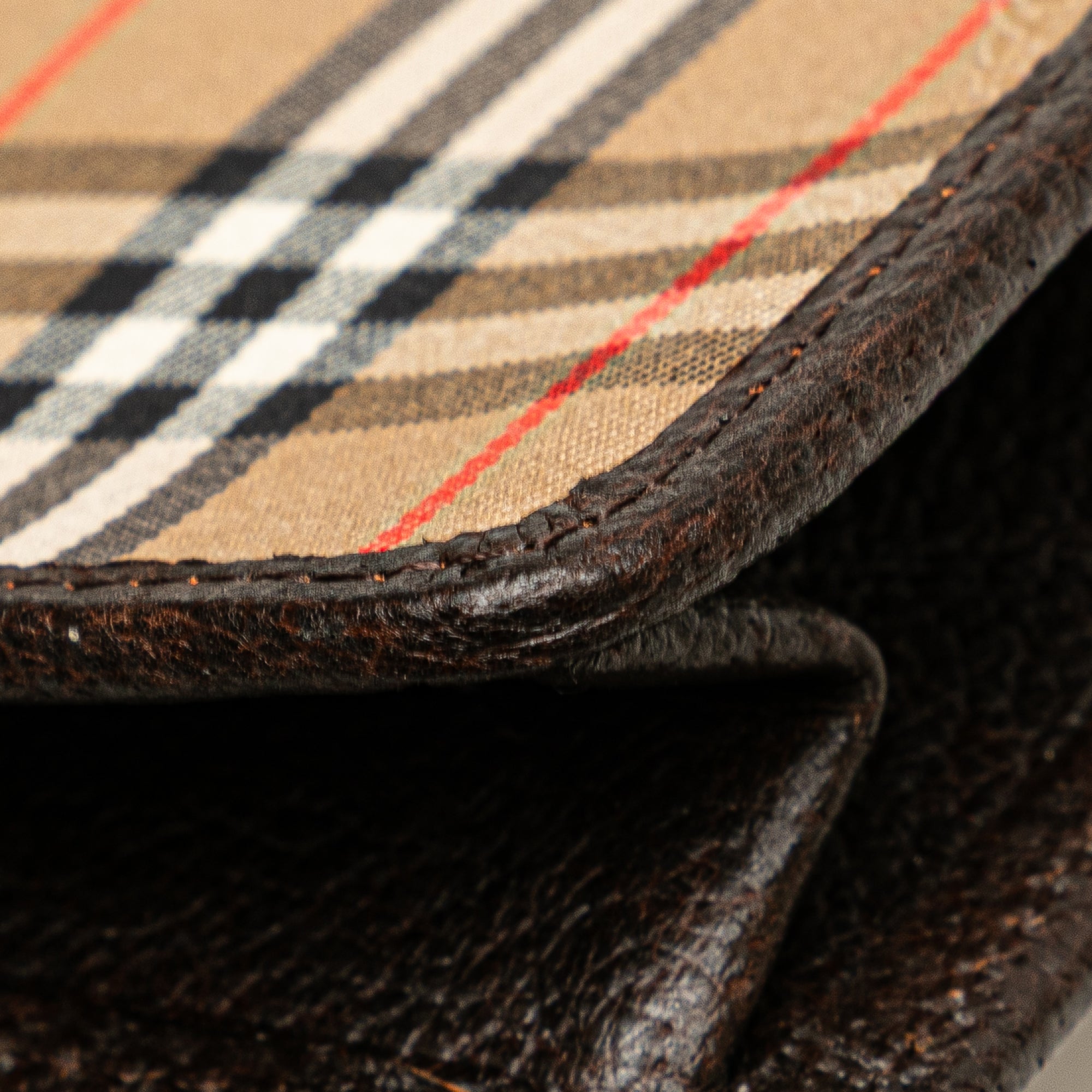 Haymarket Check Canvas Clutch