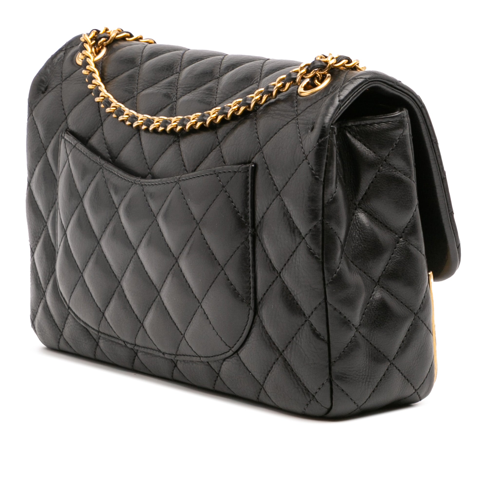 Quilted Calfskin Rock The Corner Flap