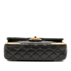 Quilted Calfskin Rock The Corner Flap