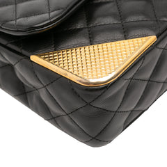 Quilted Calfskin Rock The Corner Flap