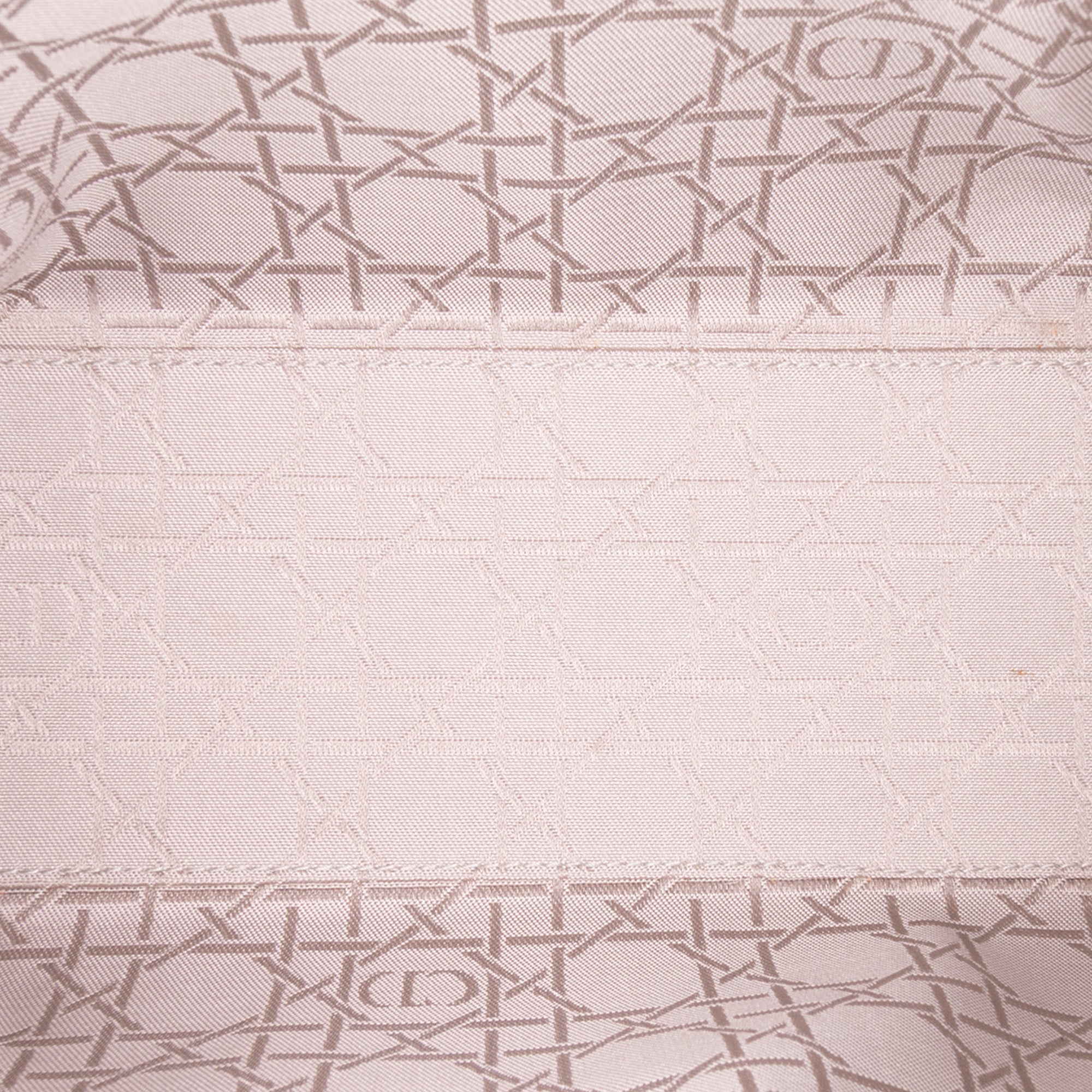 Medium Pearlescent Lambskin Cannage Lady Dior