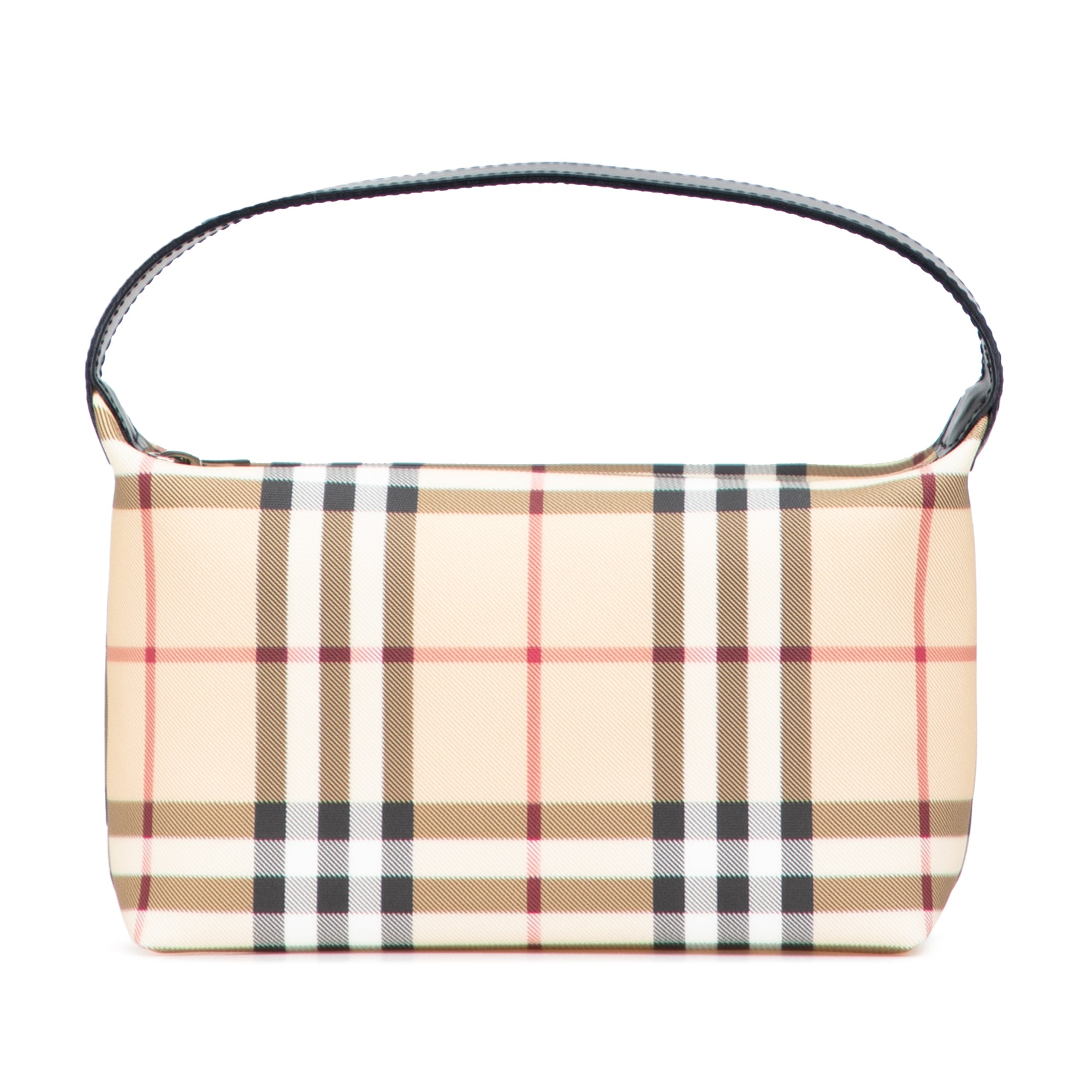 Mini House Check Coated Canvas Handbag
