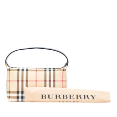 Mini House Check Coated Canvas Handbag