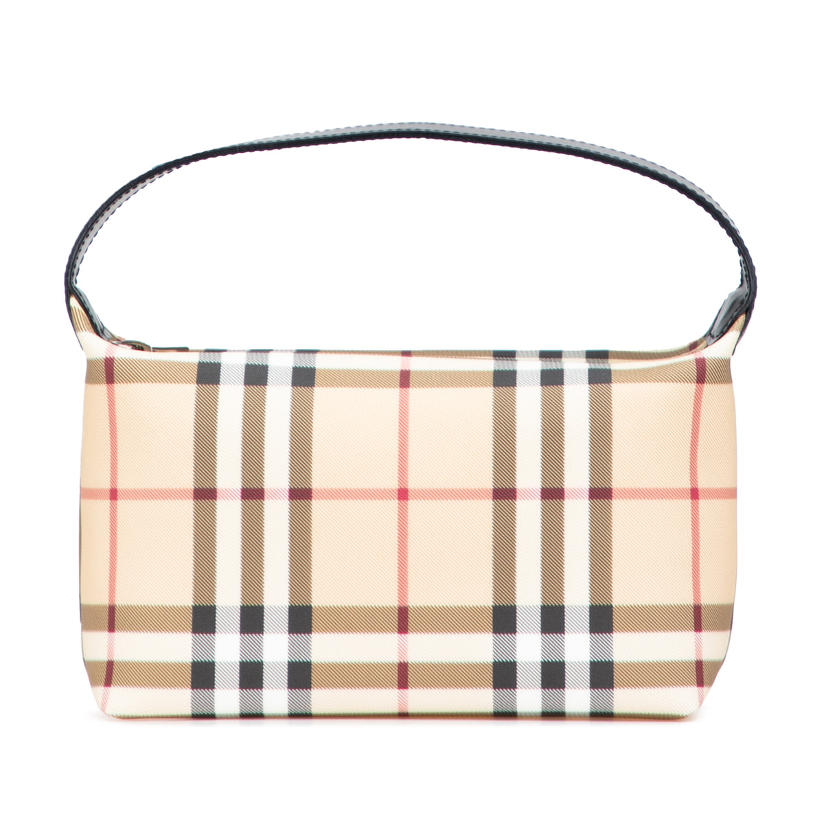 Mini House Check Coated Canvas Handbag