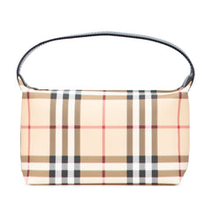 Mini House Check Coated Canvas Handbag